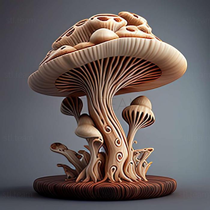 Animals mushroom 3d model